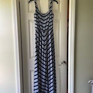 Gap women’s size small navy/gray maxi dress